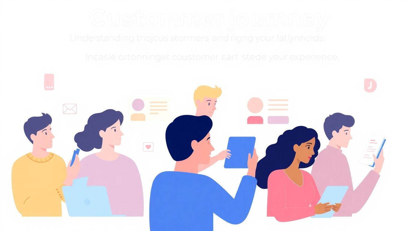 Illustrasjon av ulike personas i digitalt samspill