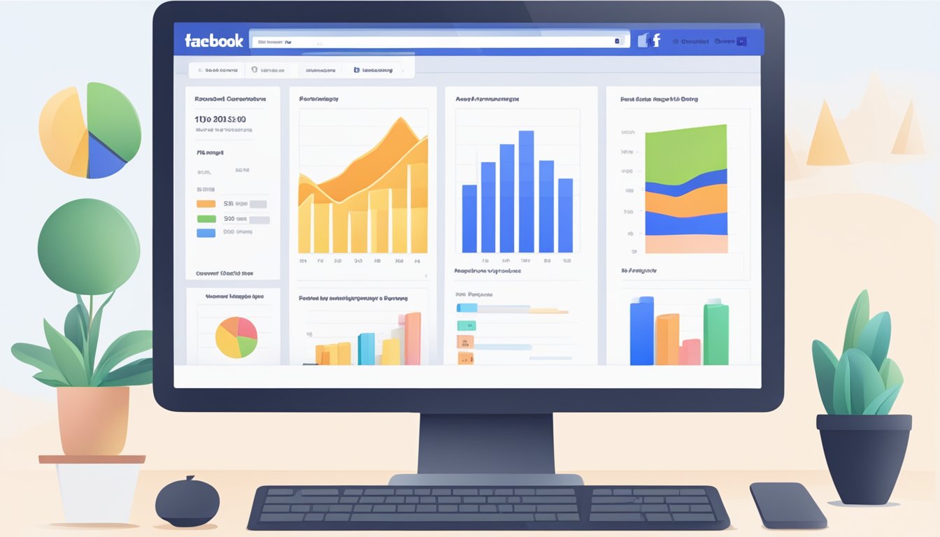 A computer screen with Facebook Ads Manager open, showing budget and bidding options