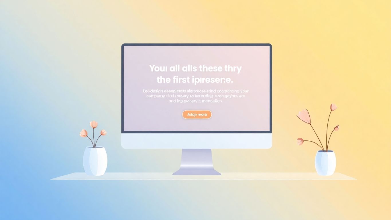 Moderne illustrasjon av webdesign og merkevareoppfatning.