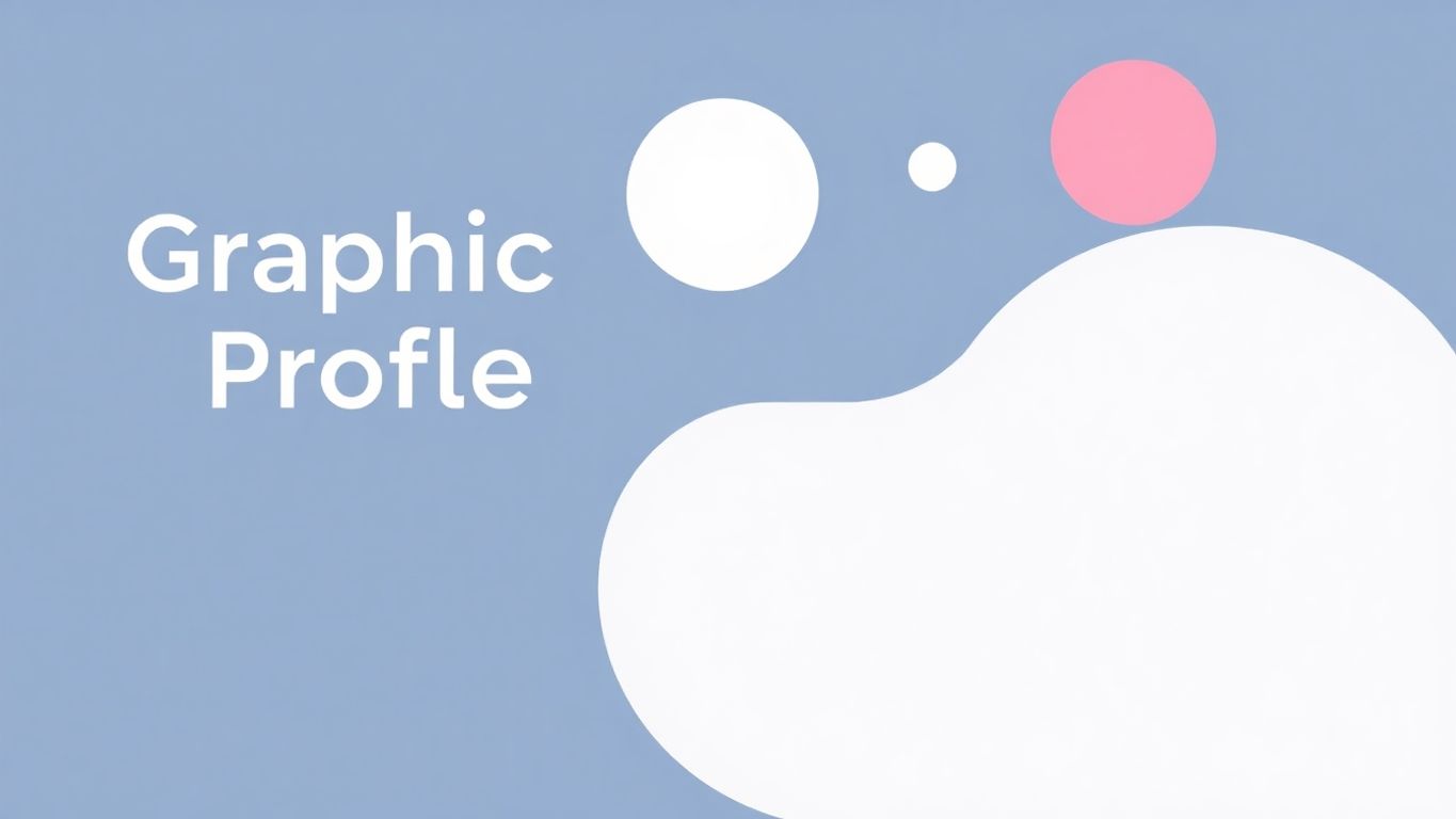 Grafisk profil med myke farger og moderne design.