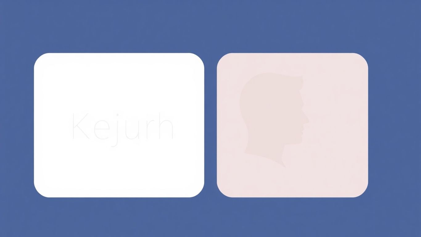 Klar merkevare mot utydelig profil i myke farger.