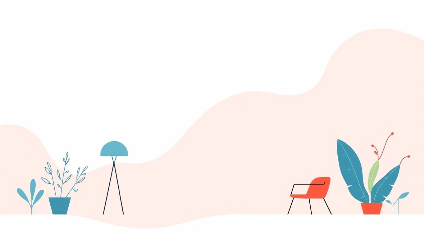 Moderne illustrasjoner i myke farger for grafisk design.