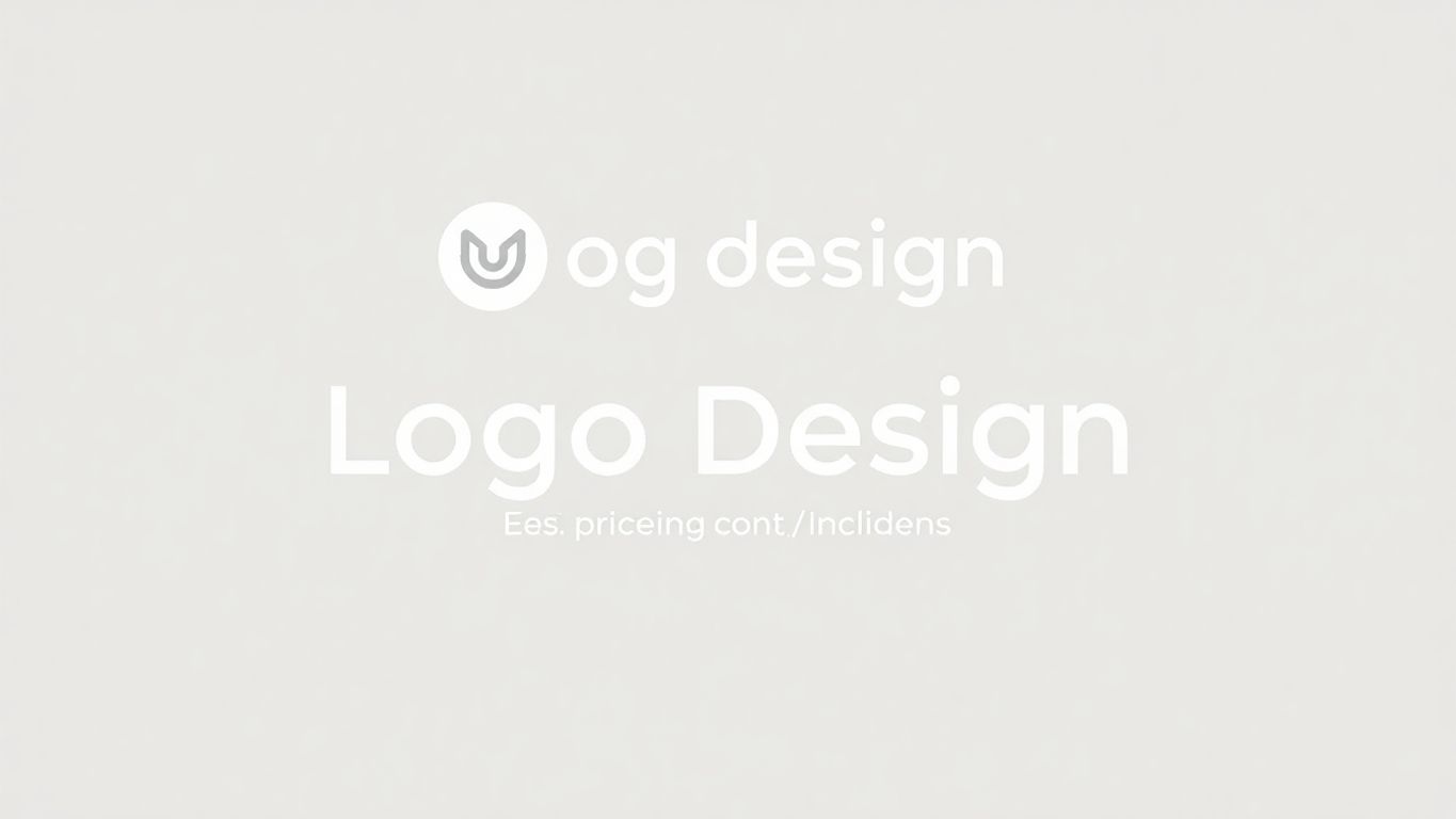 Illustrasjon av logo design med myke farger.