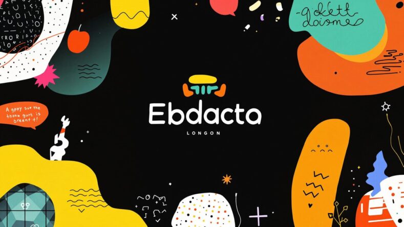 Fargerik logo design med unike former og kunstneriske elementer. {{brizy_dc_image_alt entityId=