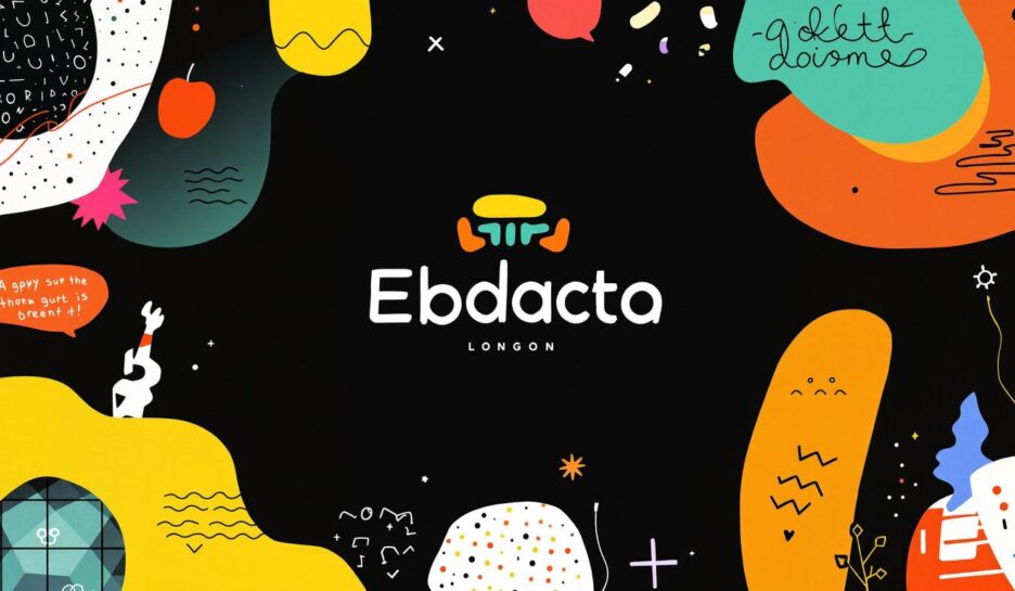 Fargerik logo design med unike former og kunstneriske elementer. {{brizy_dc_image_alt entityId=