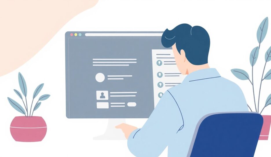 Bruker interagerer med en nettside for bedre opplevelse. {{brizy_dc_image_alt entityId=