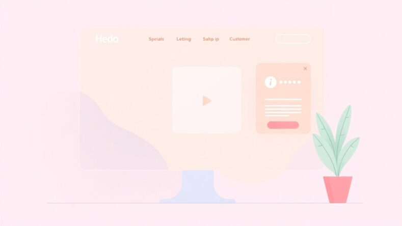 Moderne nettside med vennlig og profesjonelt design.