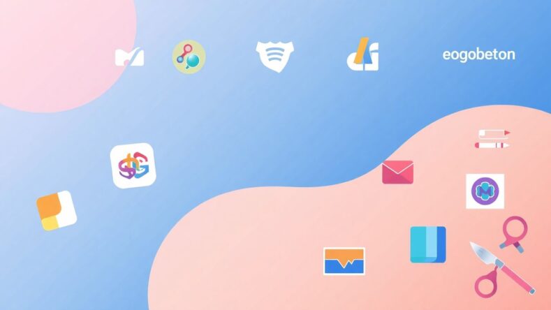 Moderne illustrasjon av logo design for oppstart.