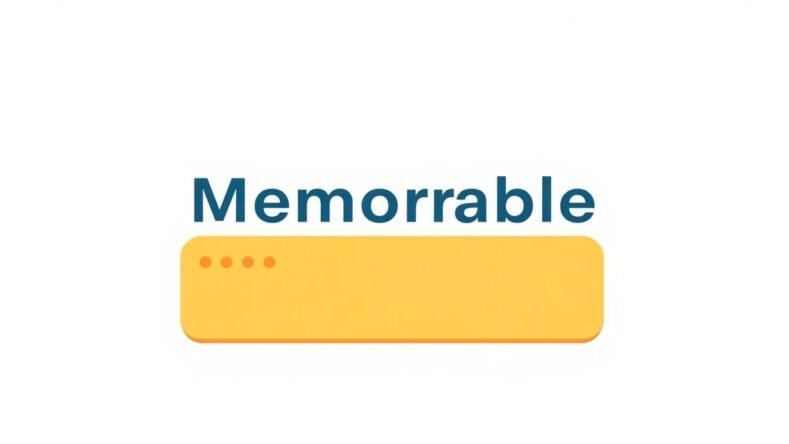 Illustrasjon av et minneverdig domenenavn