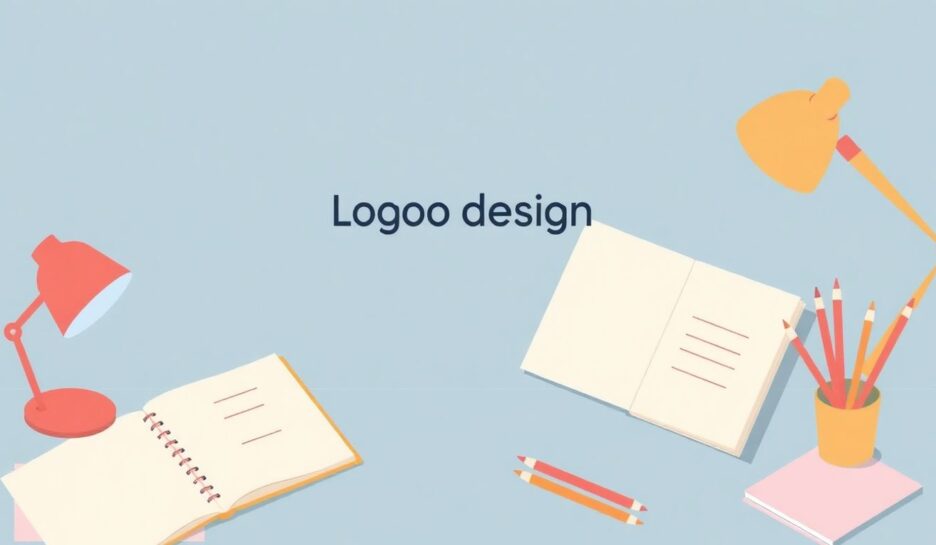 476f2416thumbnail Moderne illustrasjon av designverktøy og arbeidsplass.