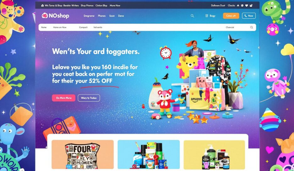 Attraktiv nettbutikk med fargerike produkter og enkel navigasjon. {{brizy_dc_image_alt entityId=