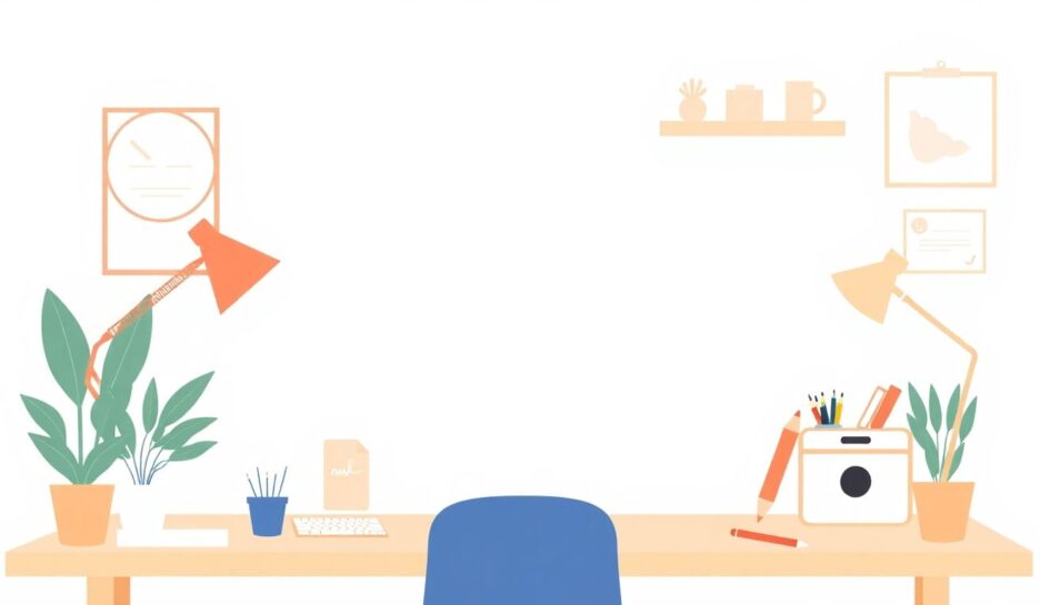 Web designer som jobber med en moderne datamaskin.