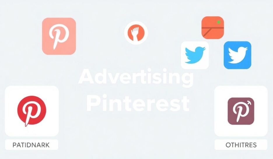 Annonsering på Pinterest og andre plattformer i illustrasjoner. {{brizy_dc_image_alt entityId=