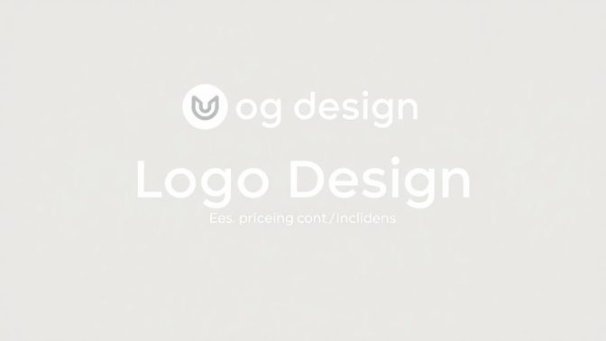 Illustrasjon av logo design med myke farger.