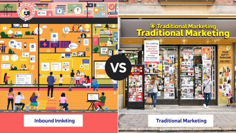 Innhold fra digital og tradisjonell markedsføring.