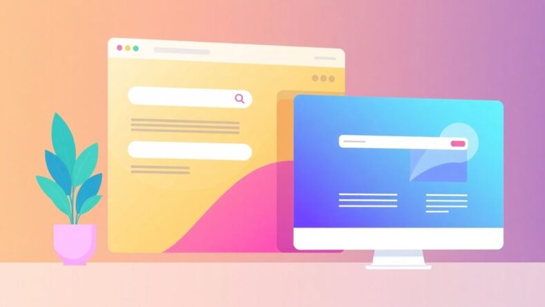 Moderne nettside med brukervennlig design og farger.