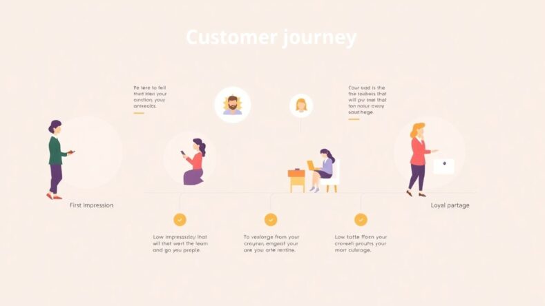 Kundeopplevelse og lojalitet i en illustrasjon.