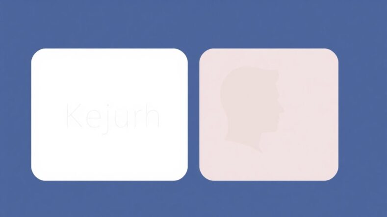 Klar merkevare mot utydelig profil i myke farger.