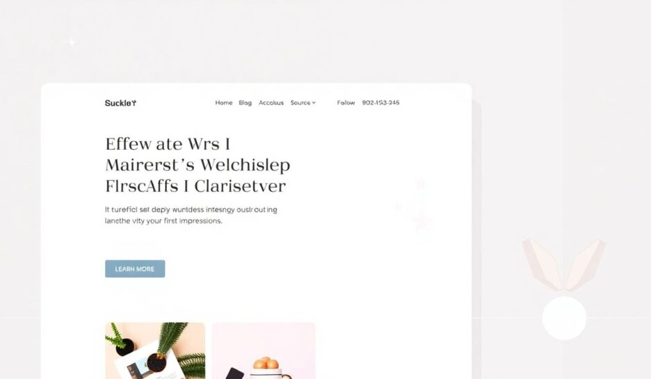 Moderne illustrasjon av webdesign med myke farger.