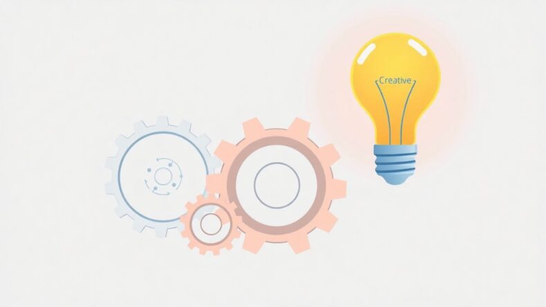 Illustrasjon av innovasjon og forretningsutvikling