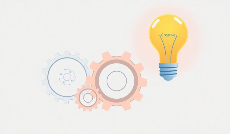 Illustrasjon av innovasjon og forretningsutvikling