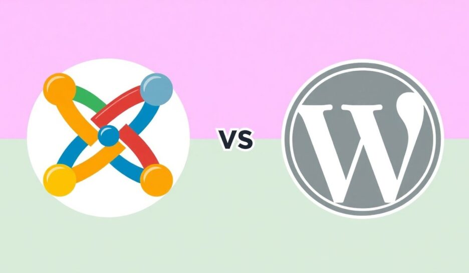 Joomla og WordPress logoer i moderne stil. {{brizy_dc_image_alt entityId=