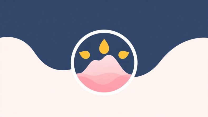 Kule logo design i moderne, myke farger.