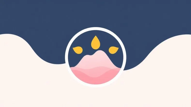 Kule logo design i moderne, myke farger.