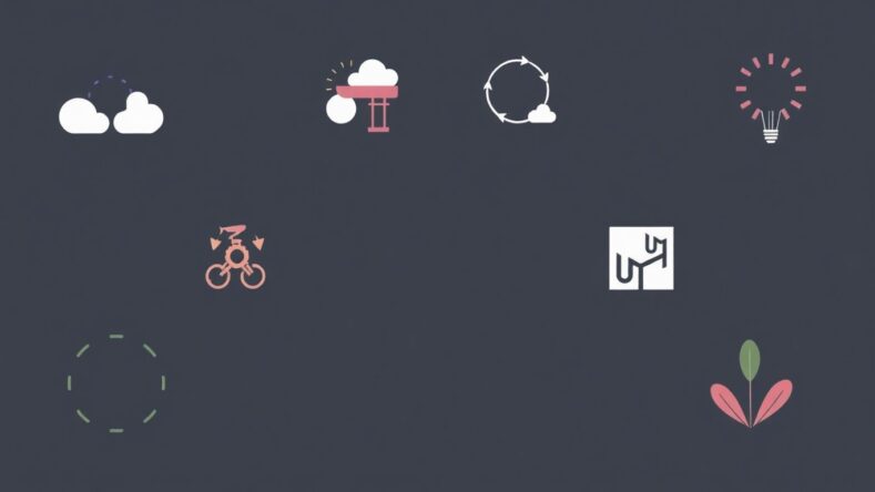 Moderne illustrasjoner av en unik firmalogo. {{brizy_dc_image_alt entityId=