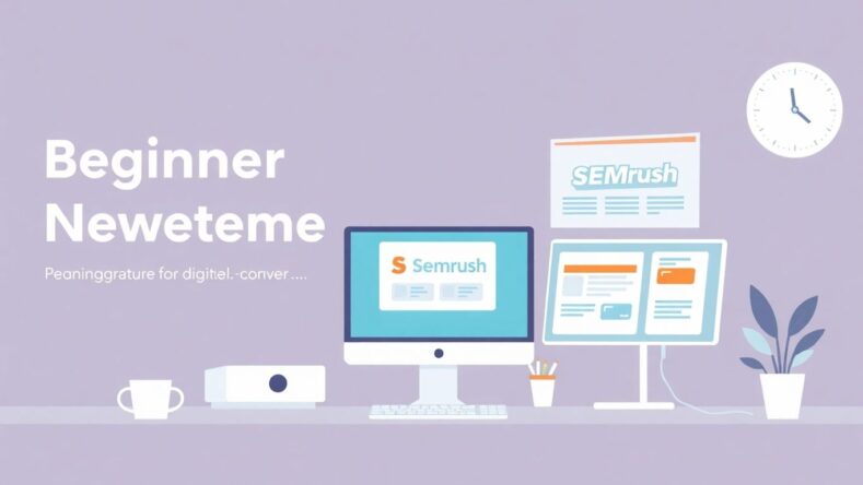 Illustrasjon av en datamaskin for nybegynnere.