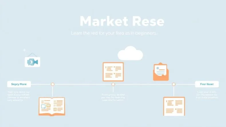Illustrasjon av markedsundersøkelse steg-for-steg