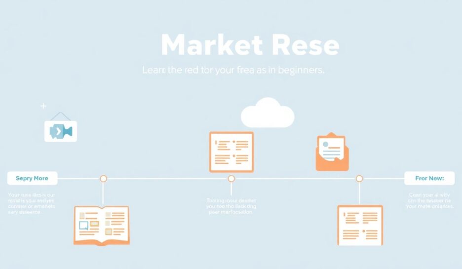 Illustrasjon av markedsundersøkelse steg-for-steg