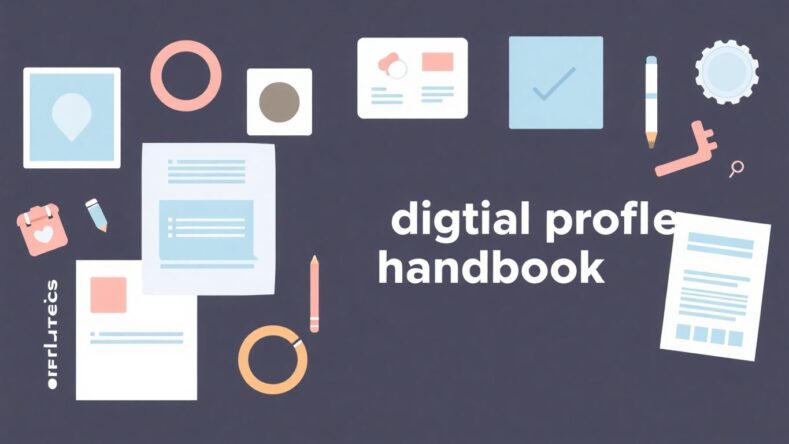 Moderne illustrasjon av designverktøy for digitale profiler. {{brizy_dc_image_alt entityId=